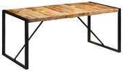 vidaXL Mesa de jantar 175x90x76 cm madeira de mangueira maciça áspera