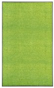 vidaXL Tapete de porta lavável 90x150 cm verde