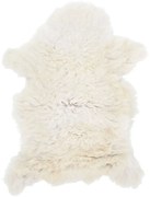 Pele de ovelha (60-70)x(90-100) cm cor creme