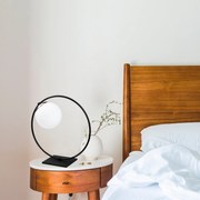 Candeeiro de Mesa Dolunay – Preto – 30 x 15 cm