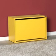 Sapateira "Harmony" - 60 x 42 x 30 cm - Amarelo - Design Moderno