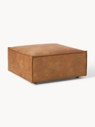 Pufe em pele reciclada Lennon