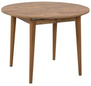 Mesa de Jantar Extensível Vina – Pinho Atlântico – 100/131 x 75 x 100