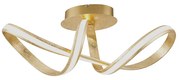 Candeeiro de tecto design dourado LED - BELINDA Design