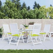 vidaXL Almofadões cadeiras jardim 6 pcs tecido oxford verde brilhante