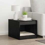 vidaXL Abrigo para Caixa de Areia para Gatos Carvalho Preto