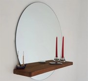 Espelho SUNSET – Nogueira – 70x70 cm