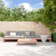 4 pcs conjunto lounge de jardim madeira de douglas maciça