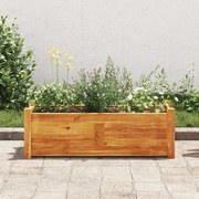 vidaXL Canteiro elevado de jardim 76x27,6x25 cm madeira de acácia