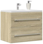 vidaXL Armário de lavatório 60x38,5x48 cm contrapl. carvalho sonoma