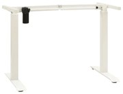 vidaXL Estrutura mesa motorizada elétrica c/ altura ajustável branco