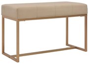 Banco 80 cm Veludo Bege