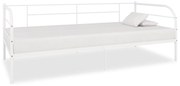 vidaXL Estrutura sofá-cama 90x200 cm metal branco