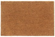 Tapete de porta 65x100 cm fibra de coco tufada natural