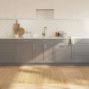 vidaXL Tapete retangular 100x300 cm bambu cor natural clara
