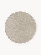 Tapete redondo em lã artesanal Aaron