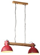 Candeeiro suspenso 25 W 85x28x109 cm E27 vermelho desgastado