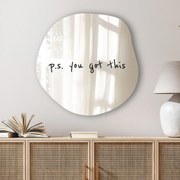 Autocolante para espelho S34 – P.S. you got this