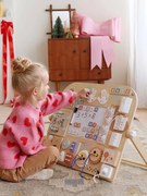 Prancha de aprendizagem multiatividades em madeira FSC® madeira