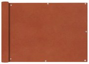vidaXL Tela varanda tecido Oxford 75x600 cm terracota