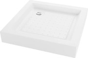 Mexen Rio base quadrada 80 x 80 cm, branca - 45108080
