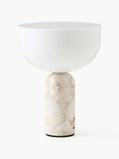 Candeeiro de mesa LED pequeno portátil e regulável em mármore Kizu