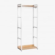 Cabide Em Aço E Mdf Ariaster Natural - Sklum