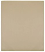 vidaXL Lençol ajustável 180x200 cm algodão jersey cinza-acastanhado