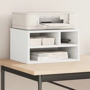 vidaXL Suporte de impressora 40x32x22,5 cm derivados madeira branco