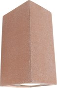 Candeeiro de Parede Exterior Moderno Terracota 2-Luzes IP44 - Pompei