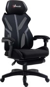 Vinsetto Cadeira Gaming com Apoio para os Pés Retrátil Cadeira de Escritório Reclinável com Apoio para a Cabeça e Altura Ajustável | Aosom Portugal