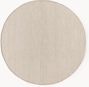 Tapete redondo em lã artesanal Amaro