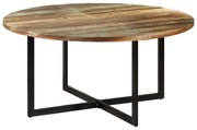 Mesa de jantar 150x75 cm madeira recuperada maciça