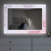Espelho LED com decoração D8
