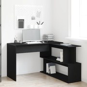 Mesa vidaXL Preta Carvalho 200x50x76 cm Madeira engenheirada