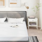 vidaXL Protetor de colchão impermeável 120x200 cm branco
