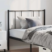 Cabeceira de cama 100 cm metal preto