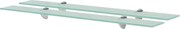 vidaXL Prateleiras flutuantes 2 pcs vidro 80x20 cm 8 mm