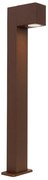Candeeiro de pé exterior industrial castanho ferrugem 65 cm IP44 - Baleno Country / Rústico,Moderno