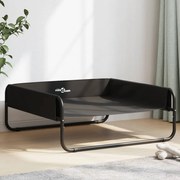 vidaXL Cama para cães elevada tecido oxford e aço antracite
