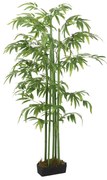 Árvore de bambu artificial 240 folhas 80 cm verde