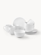 Conjunto de pequeno-almoço em porcelana Delight Classic, 4 pessoas, 12 uni.