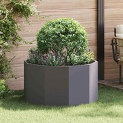 vidaXL Floreira Preto 90 x 90 x 50 cm Aço