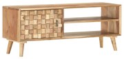 vidaXL Móvel de TV 100x35x40 cm madeira de acácia maciça