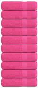 Toalhas de banho 10 pcs 100x150 cm 360 gsm 100% algodão rosa