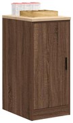 vidaXL Armário de arrumação de garagem Carvalho Castanho 40x51x85 cm