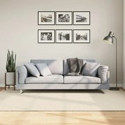 Tapete de pelo alto aspeto brilhante ISTAN 160x230cm cor creme