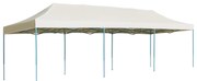 vidaXL Tenda para festas pop-up dobrável 3x9 m creme