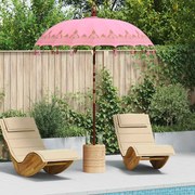 vidaXL Parasol Balinês Rosa (180-190) x 260 cm