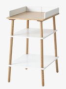 Mesa de mudas, tema Confetes branco